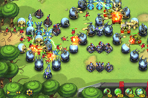 Fieldrunners for iPad