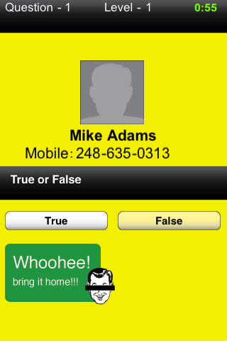 Contact Quiz
