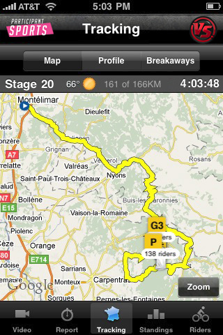 Official Versus Tour de France