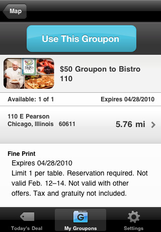 Groupon On Iphone