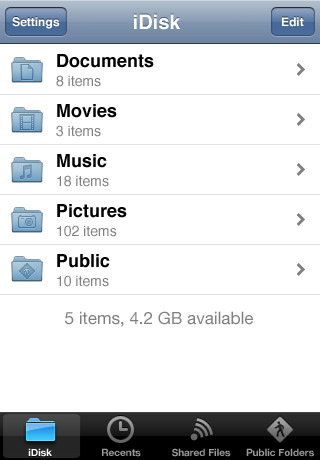 MobileMe iDisk