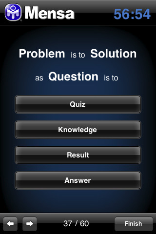 Mensa Brain Test