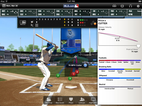 MLB iPad app