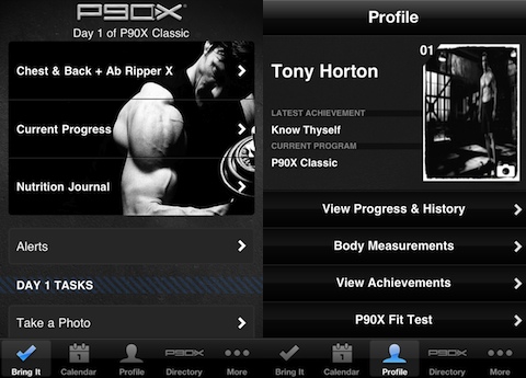 p90x workout app