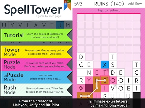 spell tower plus