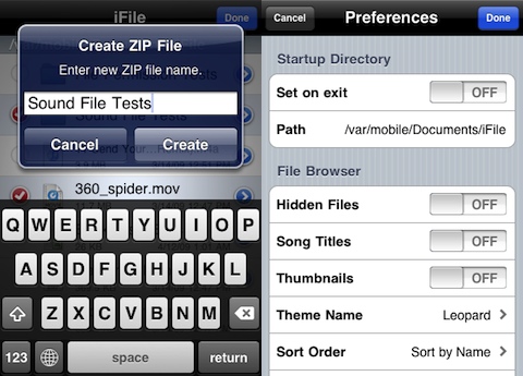 iFile jailbreak iPhone app review