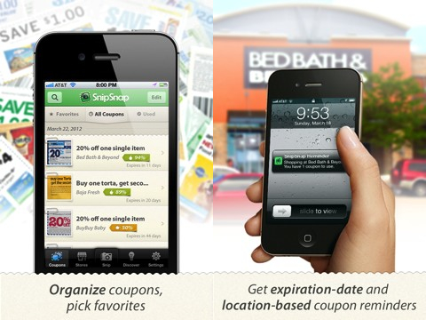 SnipSnap Coupon iPhone app review