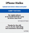 iPhone Haiku