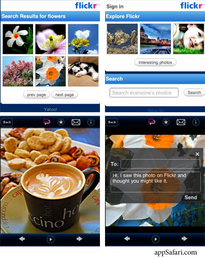 Flickr Ajax Alpha Screenshots