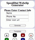 SpeedDial Webclip