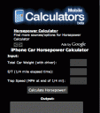 Horsepower Calc
