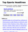 Sports Headlines