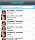 Yammer on iPhone