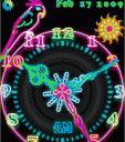 Neon Clock