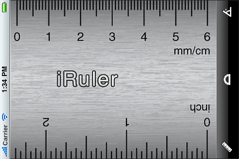 inch ruler iphone