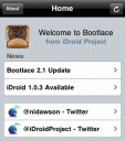 iDroid with BootLace