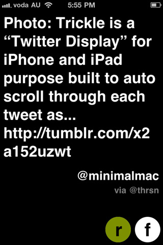 Trickle for Twitter