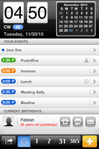 miCal - missing Calendar