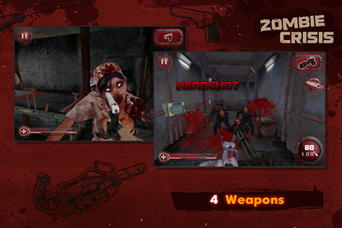 Zombie Crisis 3D iPhone game app review | AppSafari