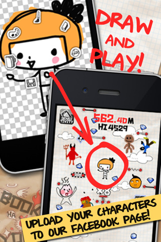 Doodle Bouncing Star