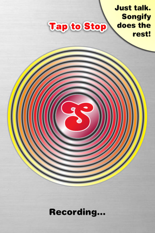 Songify app on the iPhone