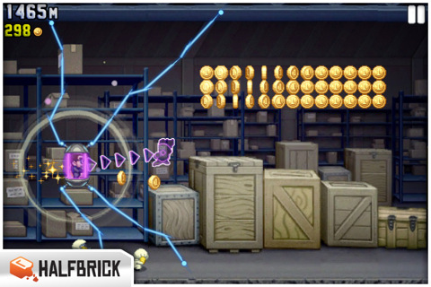 Jetpack Joyride iPhone and iPad game