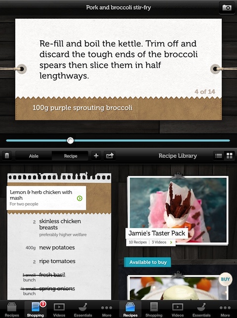 Jamie’s Recipes iPhone app review