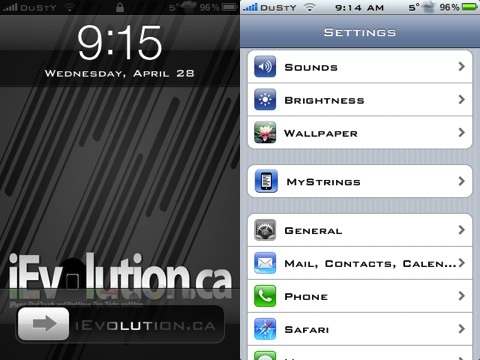 MyStrings jailbreak iPhone app review
