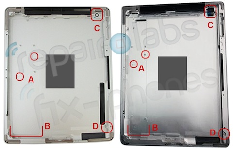 iPad 3 Leaked rear back panel