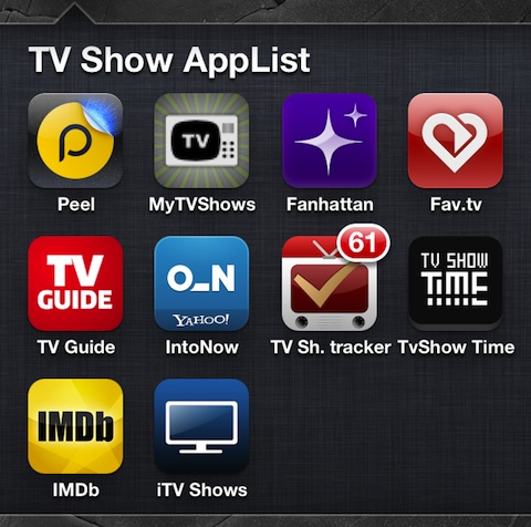 iPhone Apps for TV Shows