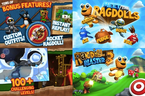 Ragdoll Blaster 3 iPhone game review