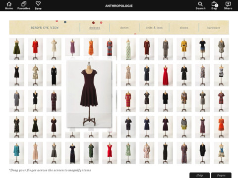 Anthropologie for iPad app review