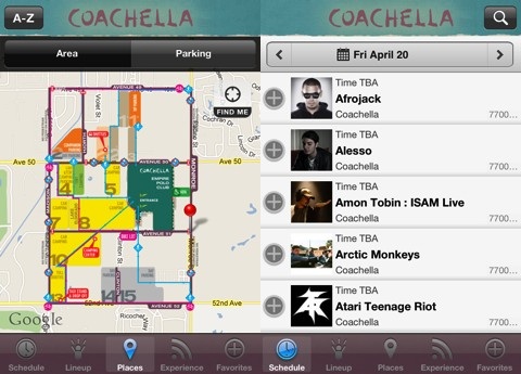 Coachella iPhone app review