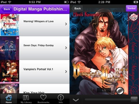 Digital Manga iPhone app review