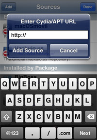 How to add Cydia Sources