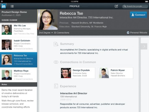 LinkedIn iPad app review