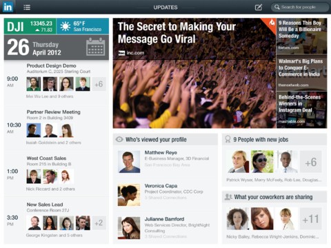 LinkedIn iPad app review