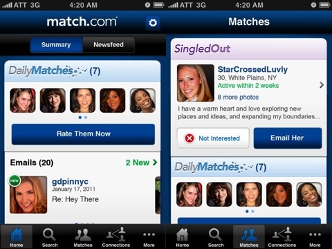Match.com iPhone app removed