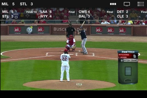 MLB.com At Bat iPad video