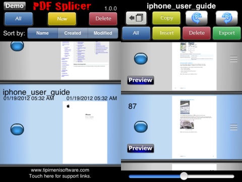 PDF Splicer iPhone app review