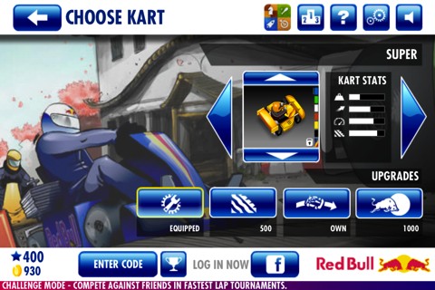 Red Bull Kart Fighter World Tour iPhone app review