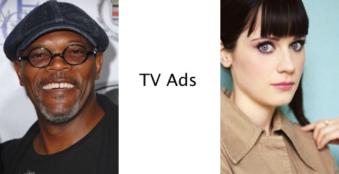 Samuel Jackson & Zooey Deschanel star in Siri Ads