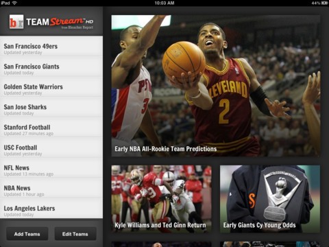 Team Stream HD iPad app review