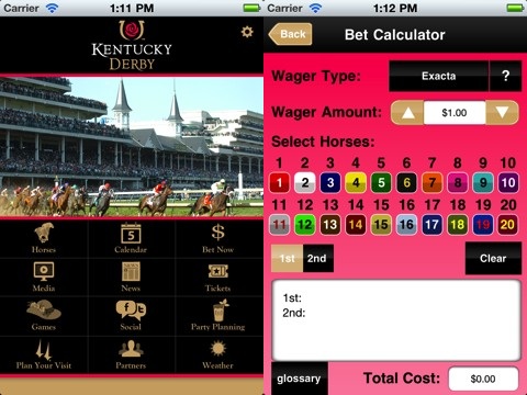 Kentucky Derby iPhone app review