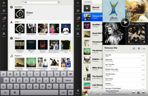 Spotify for iPad app review