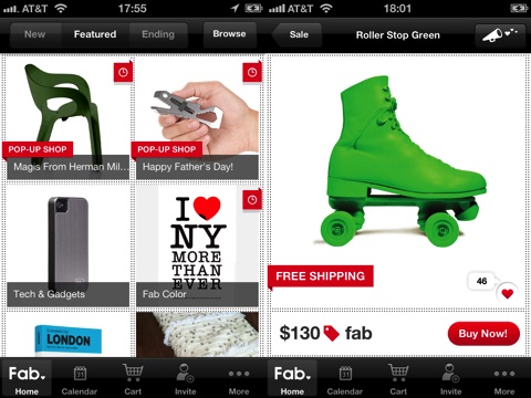 Fab.com iPhone app review