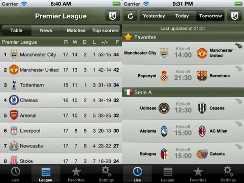 Soccer Scores Pro - FotMob iPhone app review | AppSafari