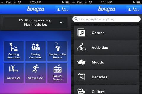 Songza iPhone app review