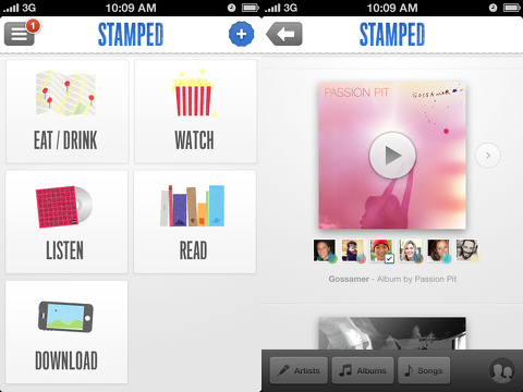 Stamped iPhone app review
