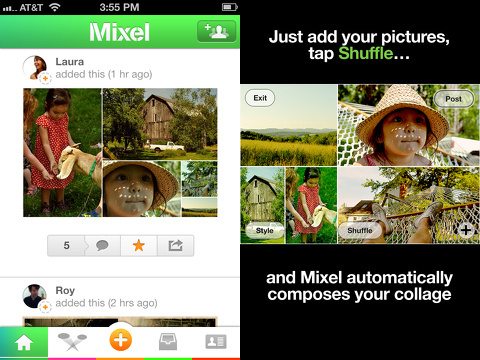 Mixel for iPhone app